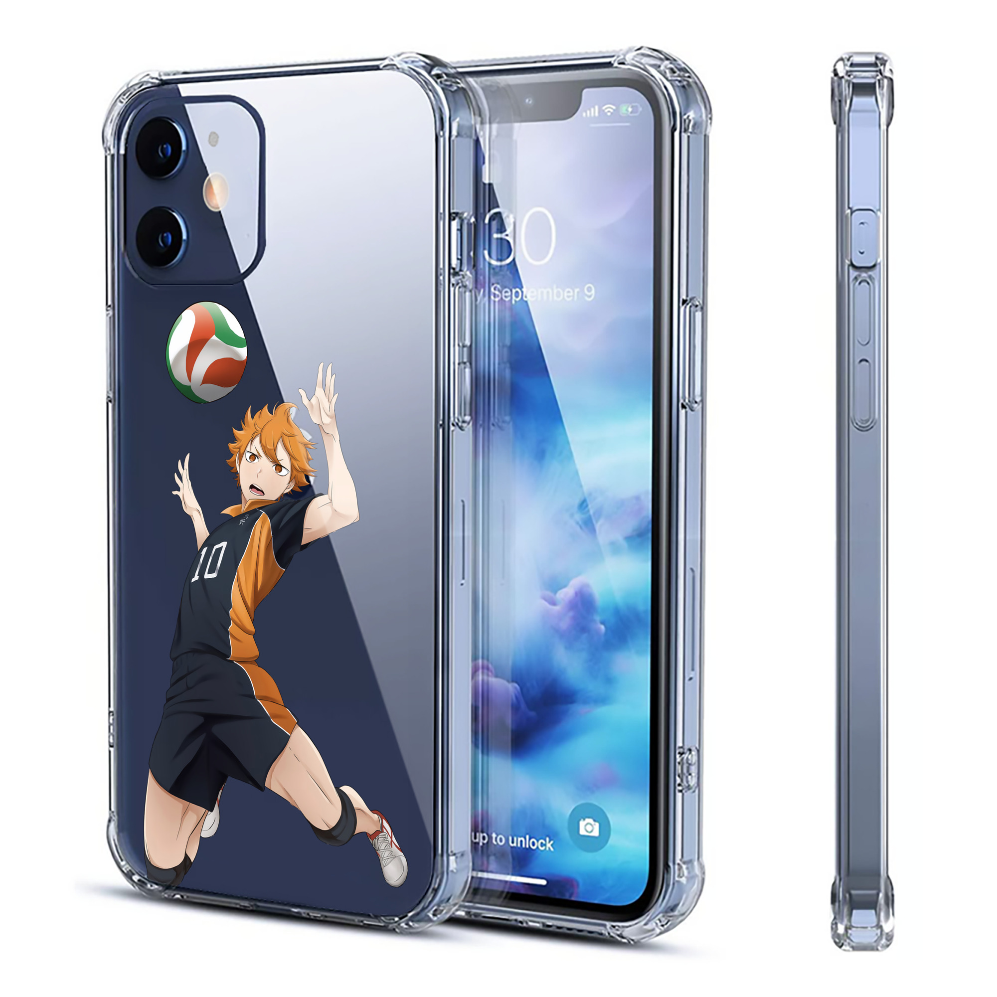 （画像用） ハイキュー!! Haikyu!! 【iPhone 12シリーズ対応】透明スマホケース（クリアソフトケース）